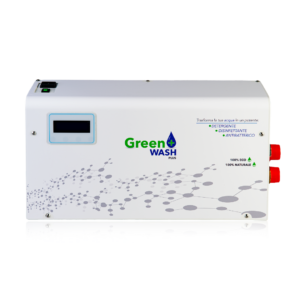 Dispositivo per lavare bucato e superfici senza prodotti chimici "Green Wash Plus"